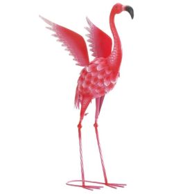 Summerfield Terrace Flying Flamingo Metal Garden Decor Head Up - 27.5 inches